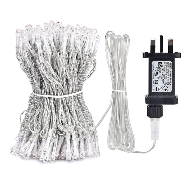 Main image of Crater LED String Light 200 LEDs 25m with Power Adaptor Cool White LED String Light