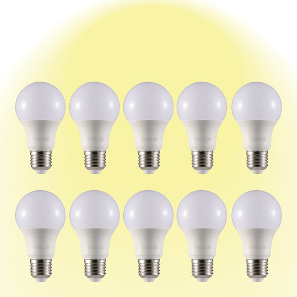 Virgo LED GLS Bulb A60 E27 Edison Screw 2700K Warm White 7 W Pack of 10 527-15642