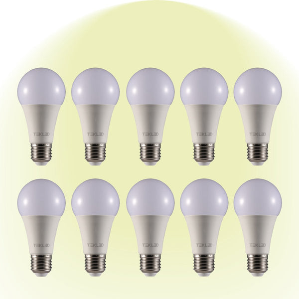 Virgo LED GLS Bulb A60 E27 Edison Screw 4000K Cool White 12 W Pack of 10 527-15678