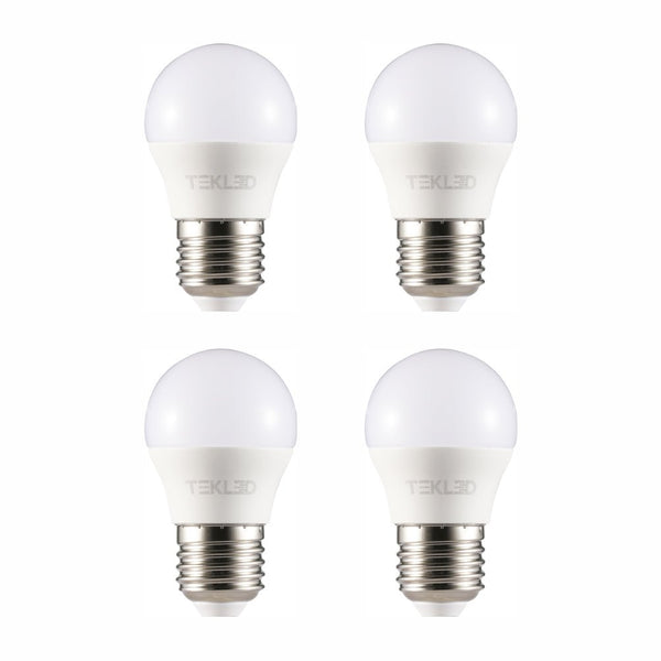 Plain image of a pack of Ursa LED Golf Ball Bulb G45 Dimmable E27 Edison Screw 5W Warm White 2700K Pack of 4 4000k cool white