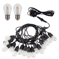 Pollux LED Edison Bulb String Festoon Light ST14 IP65 Waterproof