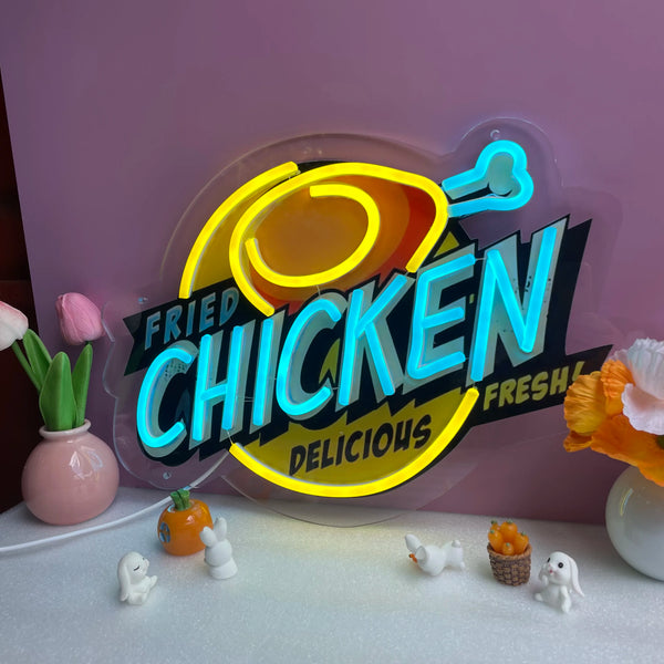 Huhn-Sandwich Aufkleber – Wählbare Größe – Perfekt Für Food Truck & Verkaufsstände (USA)