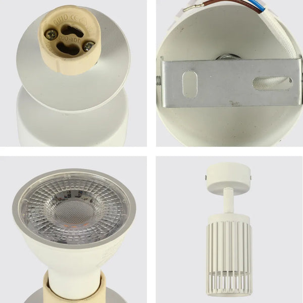 Close shot of the Aria Cage-Bar Adjustable GU10 Spotlight-172-03152