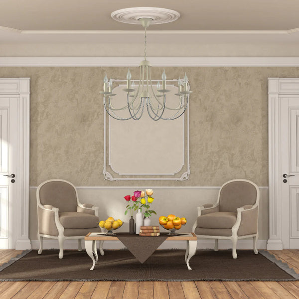 Interior use of Contour Cascade Dual Tone U-Shape Chandelier Ceiling Light | TEKLED 159-17975