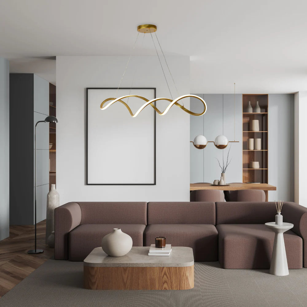 Elegant Infinity LED Pendant Light, Modern Ceiling Light, TEKLED 7