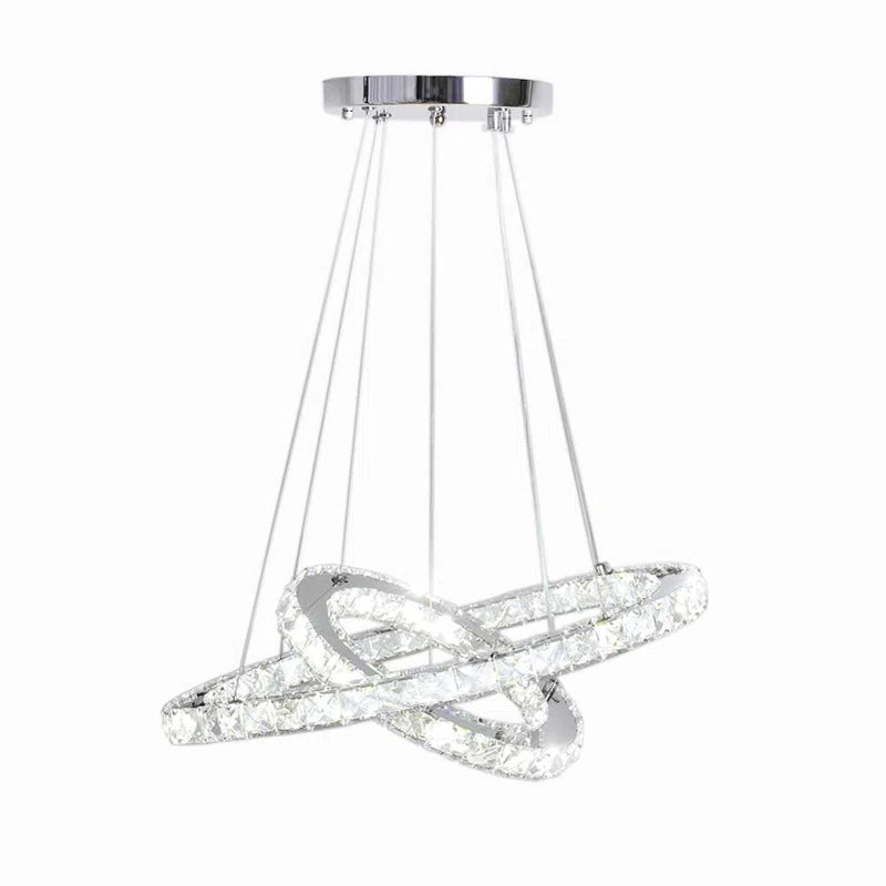 Sidney 2 - Light Transparent LED Crystal Pendant