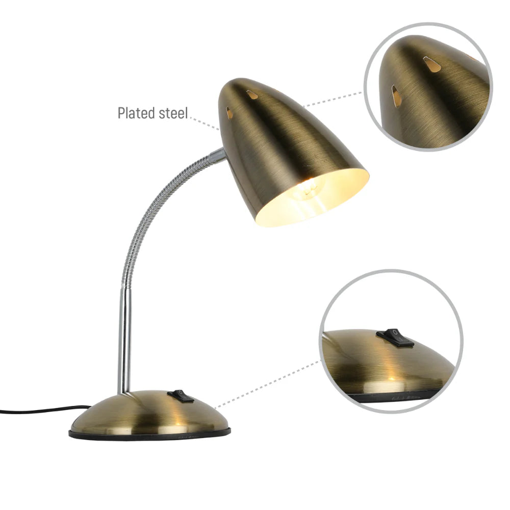 Flex Neck Metal Desk Lamp 16