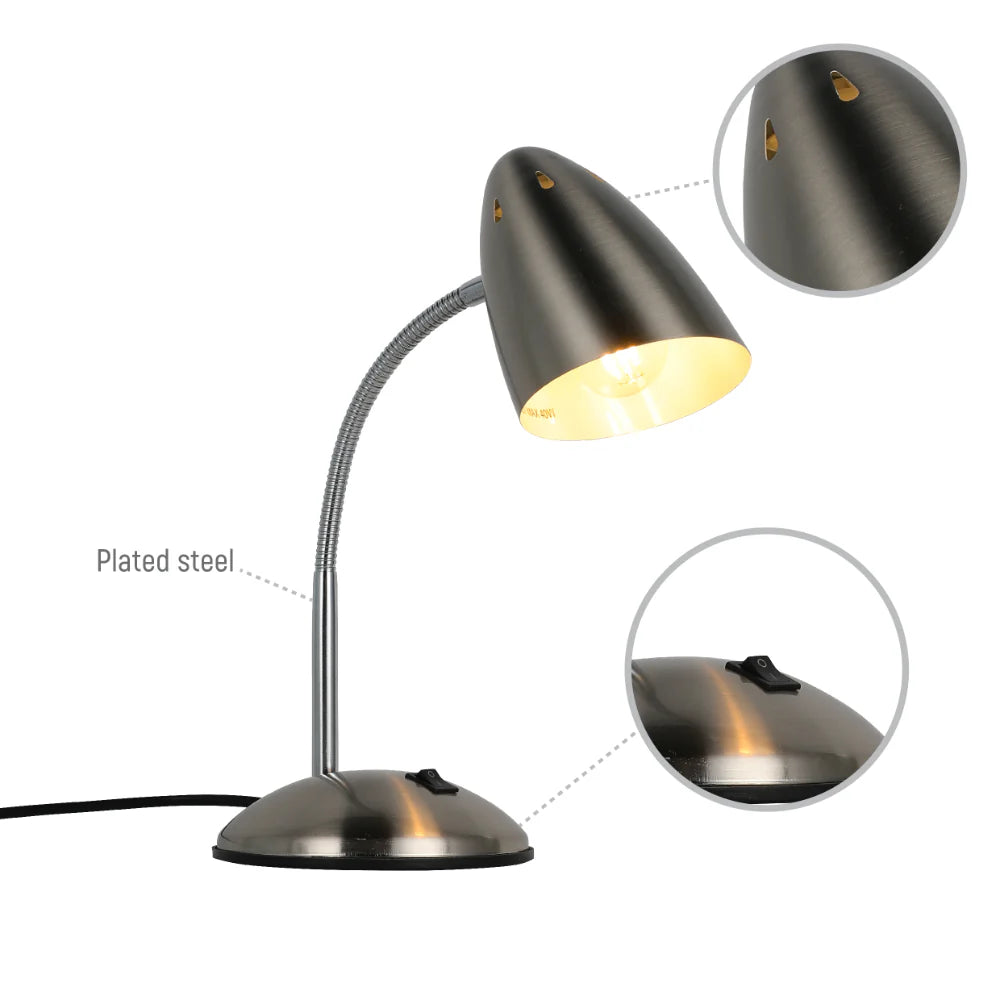 Flex Neck Metal Desk Lamp 18