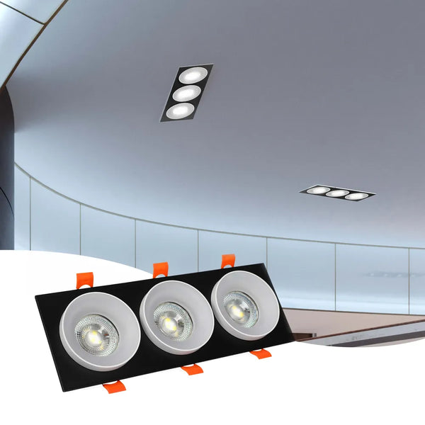 Fixed Guard Fixture Glare Guard Fixed Recessed GU10 Downlight – Star LED Lighting