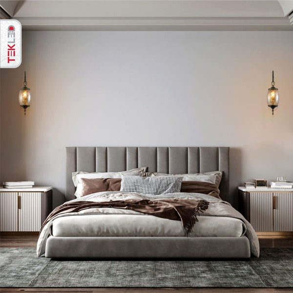 More interior usage of Amber Glass Antique Bronze Metal Body Moroccan Style Wall Lamp with E27 Fitting | TEKLED 151-19454