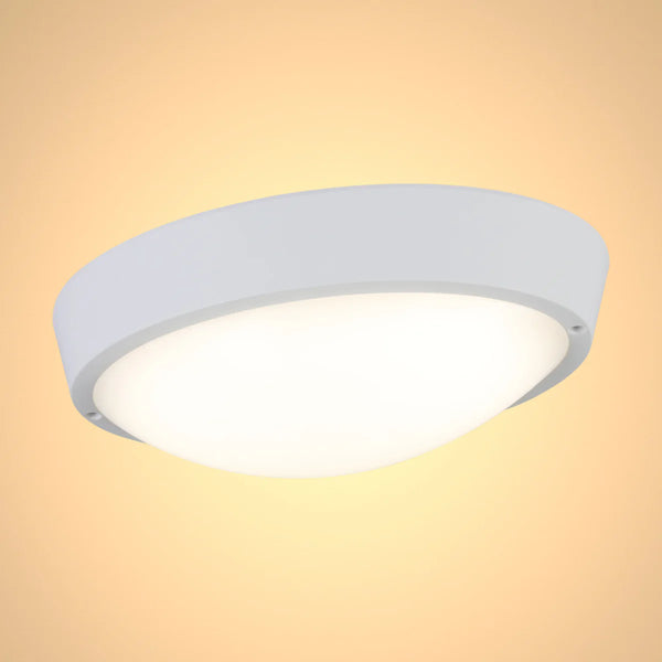 Main image of LED Bulkhead Light IP65 Ceiling Wall Interior Exterior 4000K White 181-15363