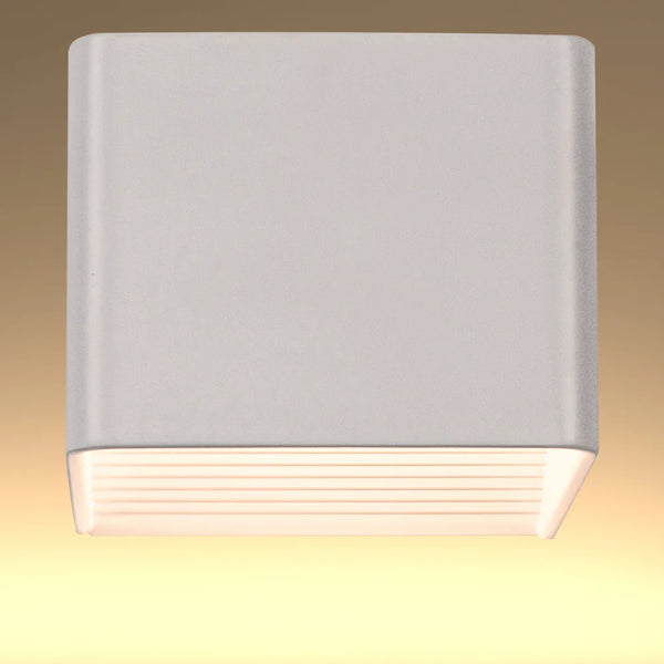 LED Cuboid Wall Light 5W Cool White 4000K White 1
