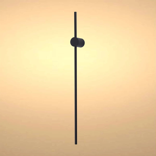 Star Light Rods Minimalist Rod Wall Light in Black or Gold with Integrated LED – Star ...