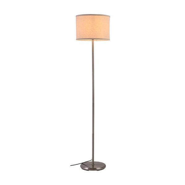 Main image of Minmalist Floor Lamp Nickel Flaxen | TEKLED 130-03524