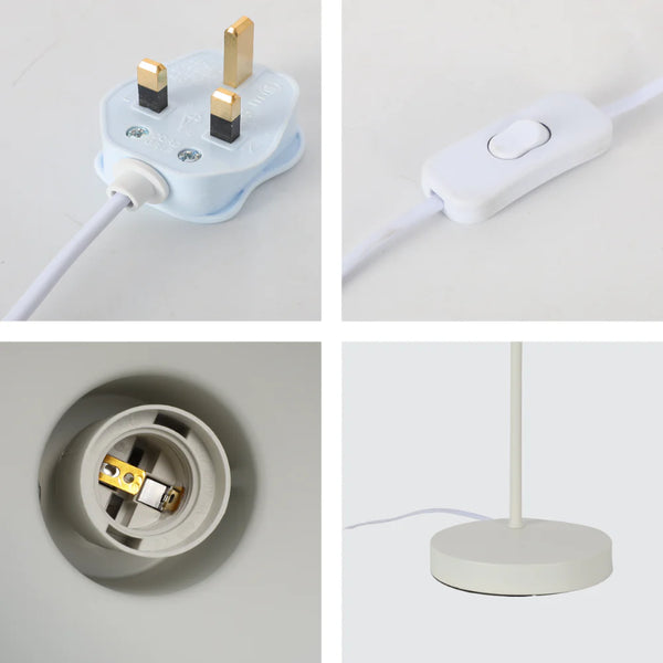 Modern Desk Lamp with Wooden Accent 20