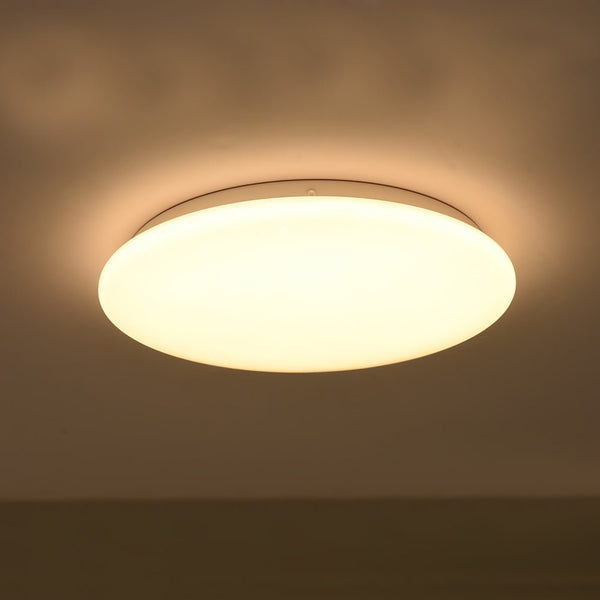 TEKLEDLED Flush Ceiling LightMoonlight Flush Ceiling Light 12W 900LM IP20 non-yellowing PMMA Cover121-039803000K Warm White1