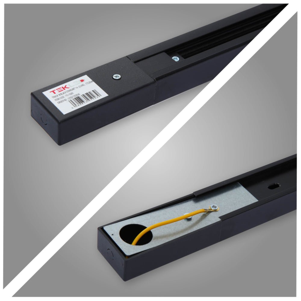 More images for Track for 2 Conductor Tracklight adaptors 1m or 2m Black or White Halo Type | TEKLED 175-15200