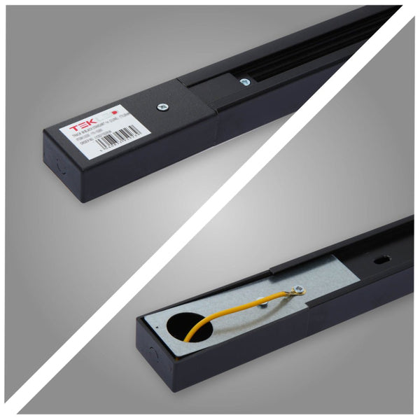 More images for Track for 2 Conductor Tracklight adaptors 1m or 2m Black or White Halo Type | TEKLED 175-15200