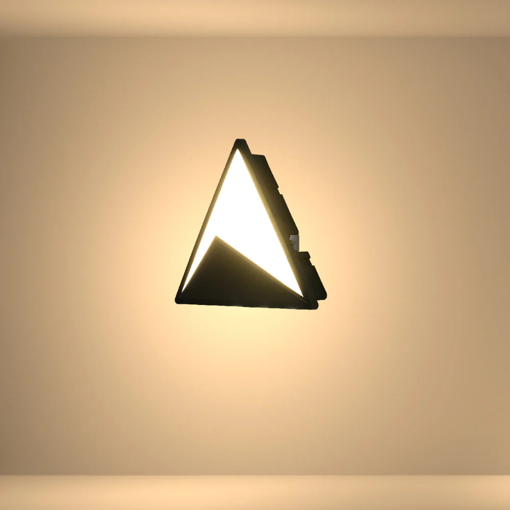 Pyramid Led Pyramid Modern Plastic LED Outdoor Wall Light 15W Cool White – Star LED ...