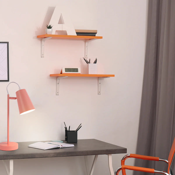 Where to use Sleek Cut Cone Desk Lamp in Vibrant Colors - Modern Elegance 130-03668