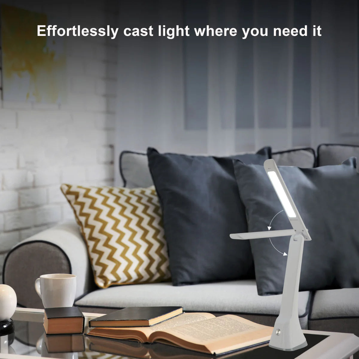 Light Control Desk Light Sleek Foldable LED Desk Lamp with Touch Control – Star LED Lighting