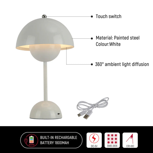 Technical specs of Spherical Harmony LED Table Lamp – Dual-Color Elegance 130-03734