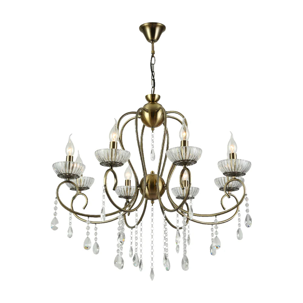 Main image of Versailles Elegance Crystal Swan Chandelier Ceiling Light | TEKLED 159-17973