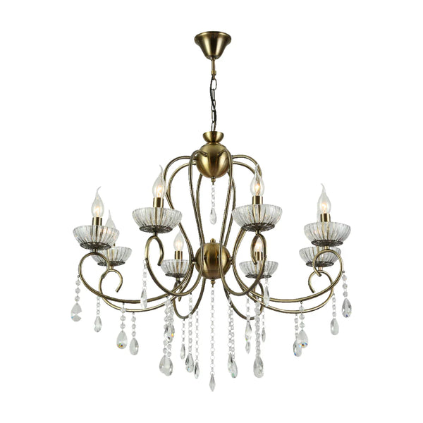 Main image of Versailles Elegance Crystal Swan Chandelier Ceiling Light | TEKLED 159-17973